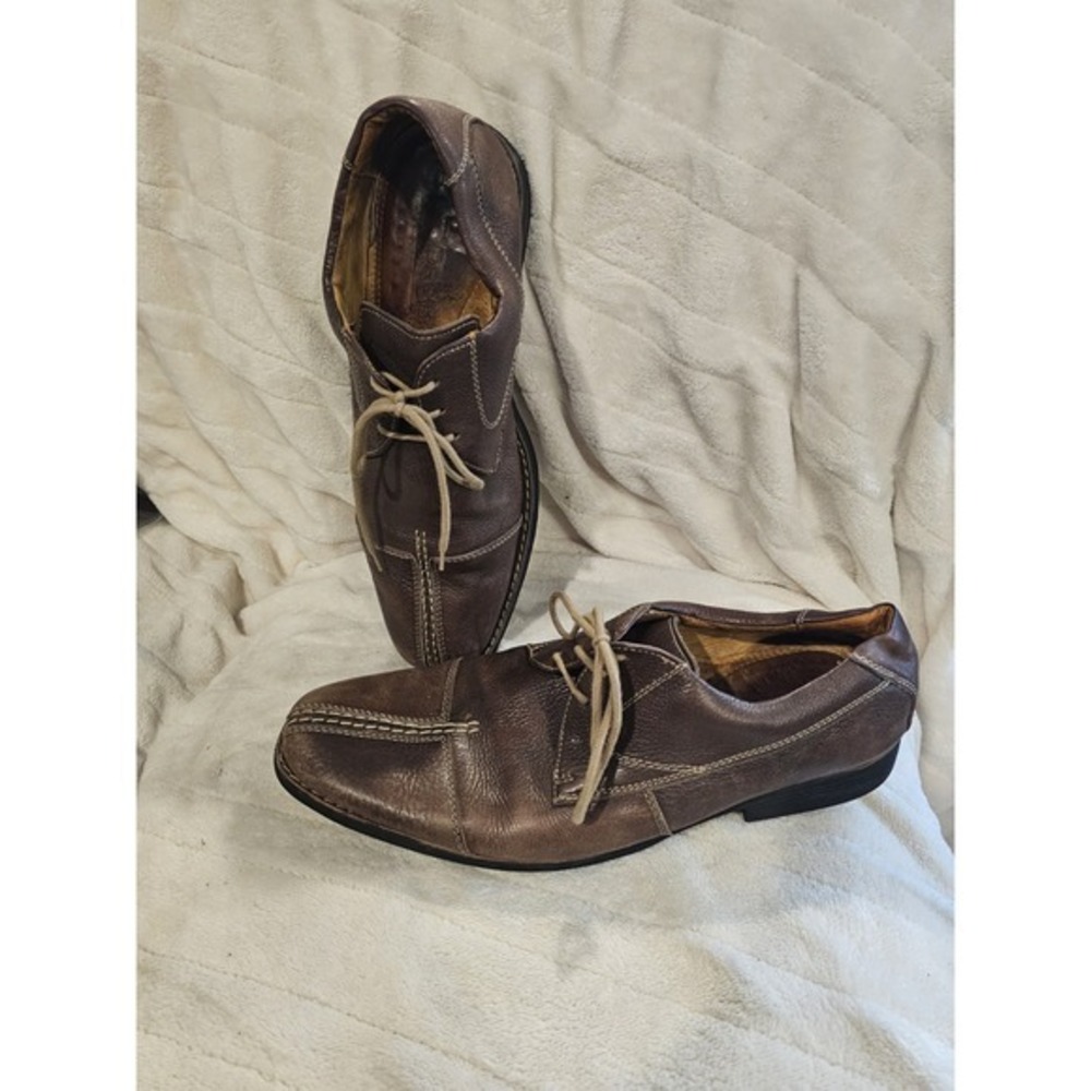 SANDRO Men's Dress‎ Shoes Comfort Soft & Gel, Size 11 D Brown Leather K081